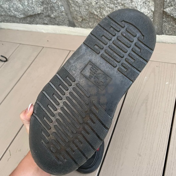 Dr Martens Real Leather Slight Platform Sandals - Picture 3 of 5